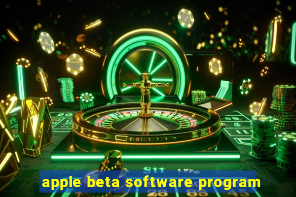 apple beta software program